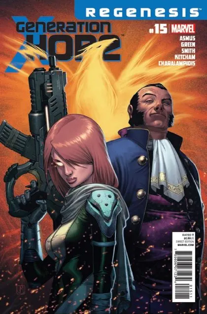 Generation Hope #15 comic book cover, 2012
