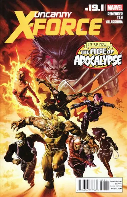 Uncanny X-Force, Vol. 1 #19.1 comic book cover, 2012