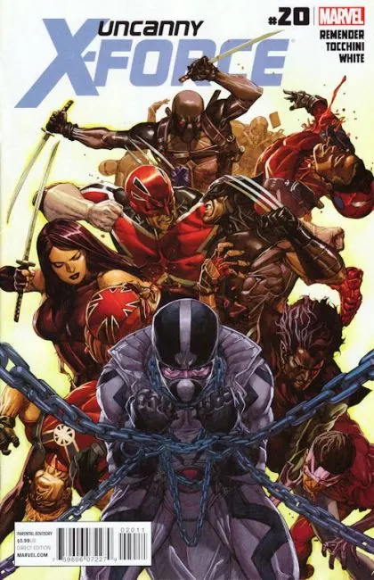 Uncanny X-Force, Vol. 1 #20 Leinil Francis Yu Regular comic book cover, 2012