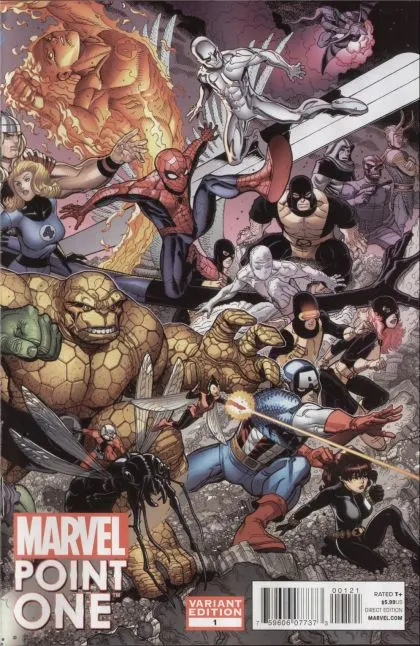 Point One #1 Nick Bradshaw Variant comic book cover, 2012