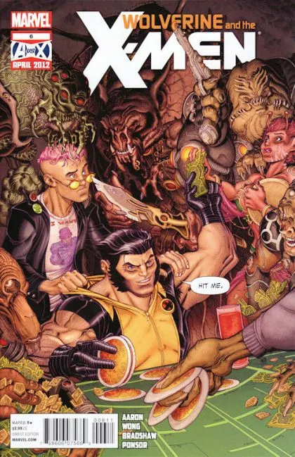 Wolverine & the X-Men, Vol. 1 #6 Nick Bradshaw Regular comic book cover, 2012