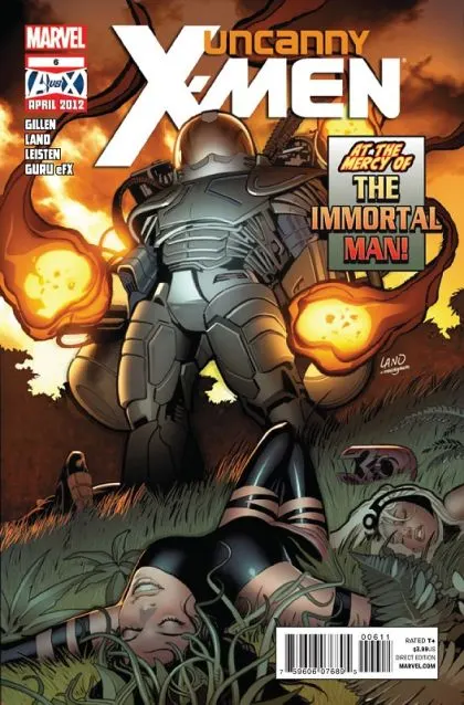 Uncanny X-Men, Vol. 2 #6 comic book cover, 2012
