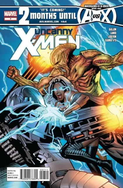 Uncanny X-Men, Vol. 2 #7 comic book cover, 2012
