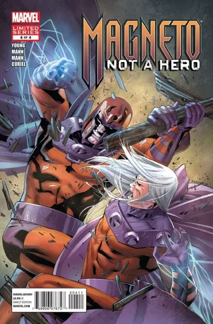 Magneto: Not a Hero #4 comic book cover, 2012