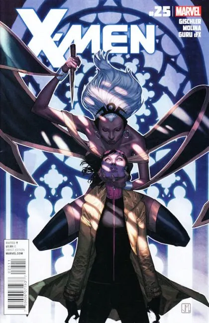 X-Men, Vol. 2 #25 comic book cover, 2012