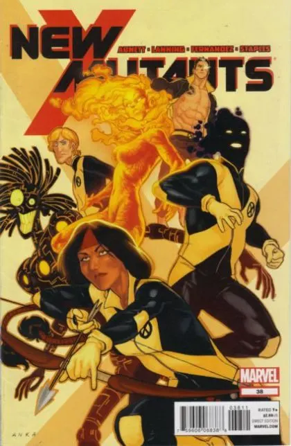 New Mutants, Vol. 3 #38 comic book cover, 2012