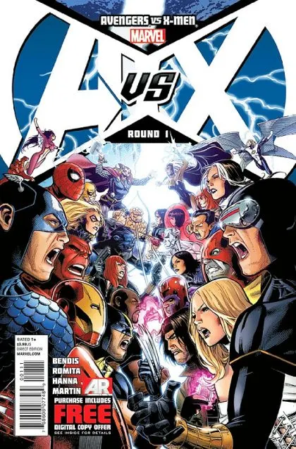 Avengers vs. X-Men #1 Jim Cheung Regular comic book cover, 2012