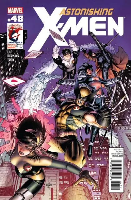Astonishing X-Men, Vol. 3 #48 Direct Edition comic book cover, 2012