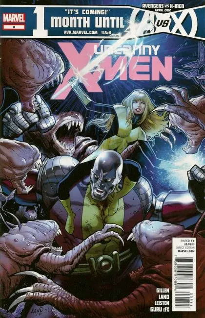 Uncanny X-Men, Vol. 2 #8 comic book cover, 2012