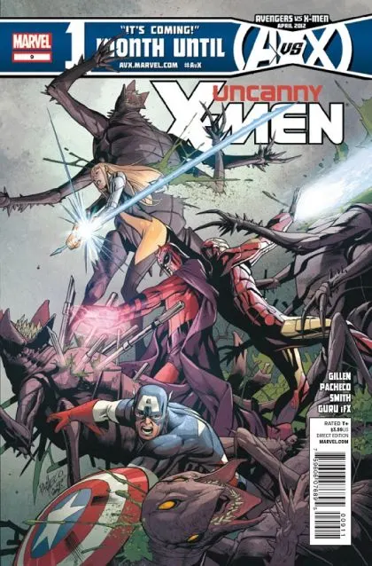 Uncanny X-Men, Vol. 2 #9 comic book cover, 2012