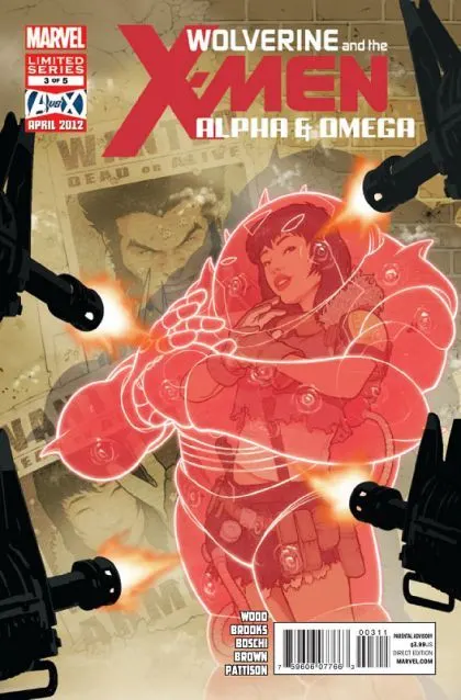 Wolverine and the X-Men: Alpha & Omega #3 comic book cover, 2012