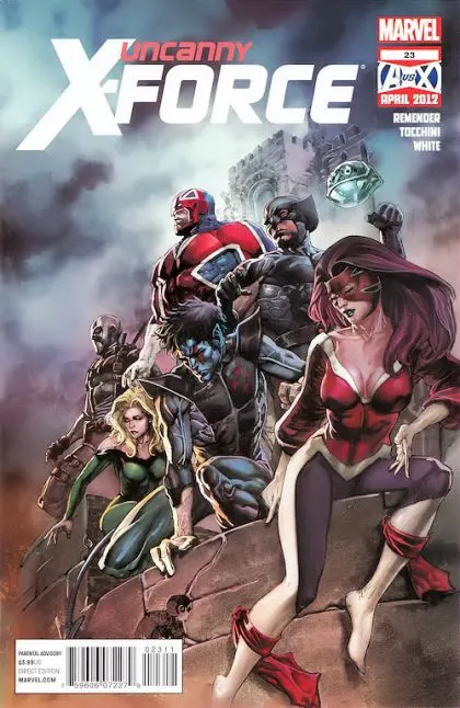 Uncanny X-Force, Vol. 1 #23 Leinil Francis Yu Regular comic book cover, 2012
