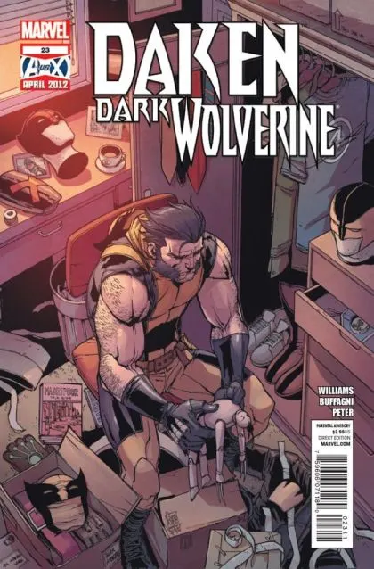 Daken: Dark Wolverine #23 comic book cover, 2012