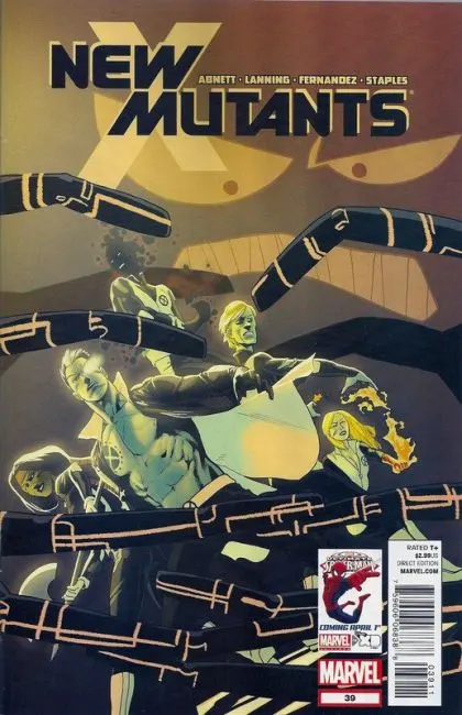 New Mutants, Vol. 3 #39 comic book cover, 2012