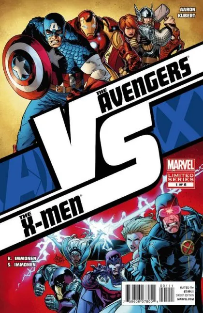 AvX vs. #1 Regular Adam Kubert Cover comic book cover, 2012