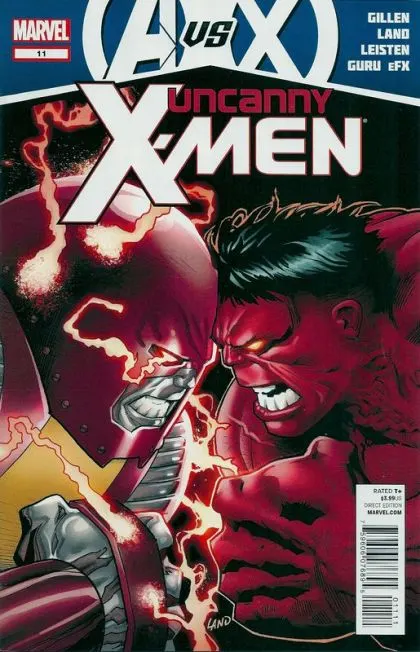 Uncanny X-Men, Vol. 2 #11 Regular Greg Land Cover comic book cover, 2012