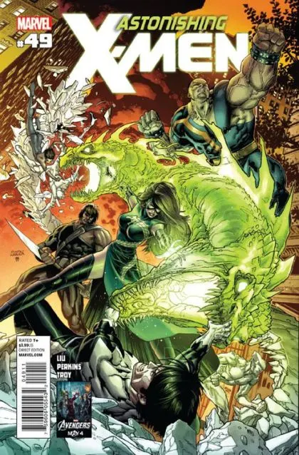 Astonishing X-Men, Vol. 3 #49 Direct Edition comic book cover, 2012