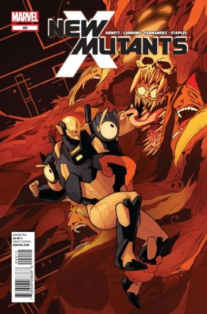 New Mutants, Vol. 3 #40 comic book cover, 2012