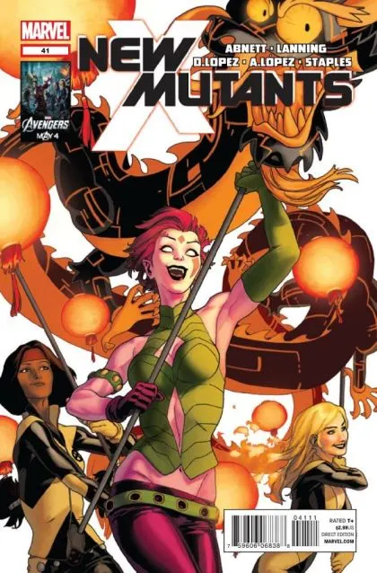 New Mutants, Vol. 3 #41 comic book cover, 2012