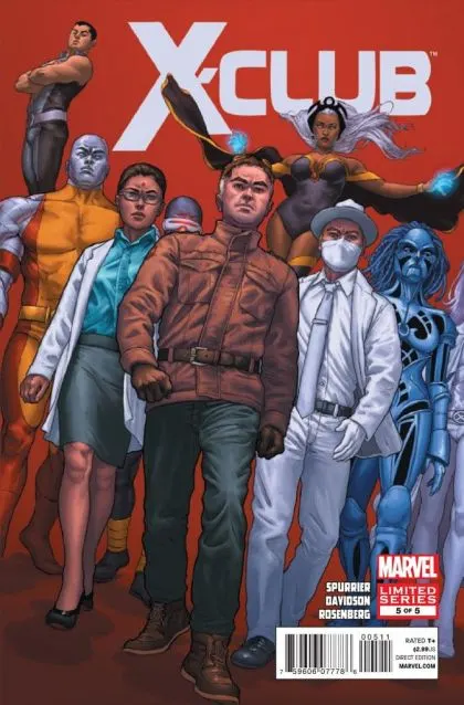 X-Club #5 comic book cover, 2012