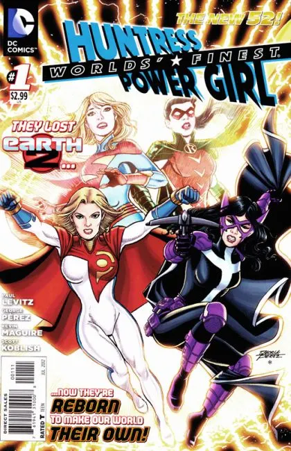 Worlds' Finest #1 George Perez Regular Cover comic book cover, 2012