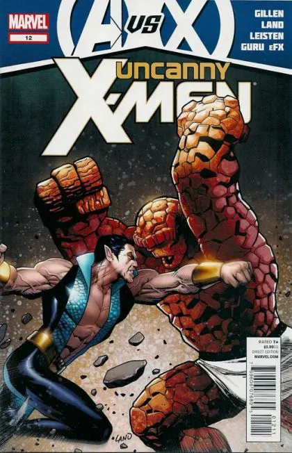 Uncanny X-Men, Vol. 2 #12 comic book cover, 2012