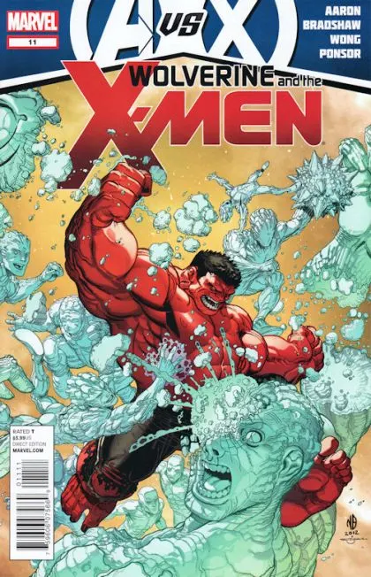 Wolverine & the X-Men, Vol. 1 #11 Direct Edition comic book cover, 2012