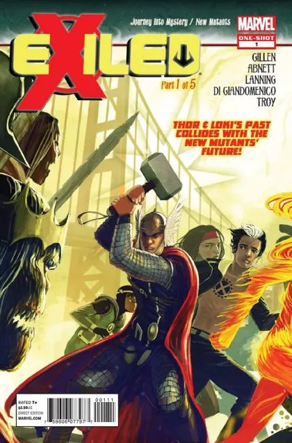 Exiled #1 comic book cover, 2012
