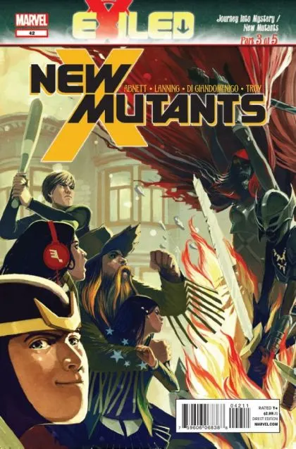 New Mutants, Vol. 3 #42 comic book cover, 2012