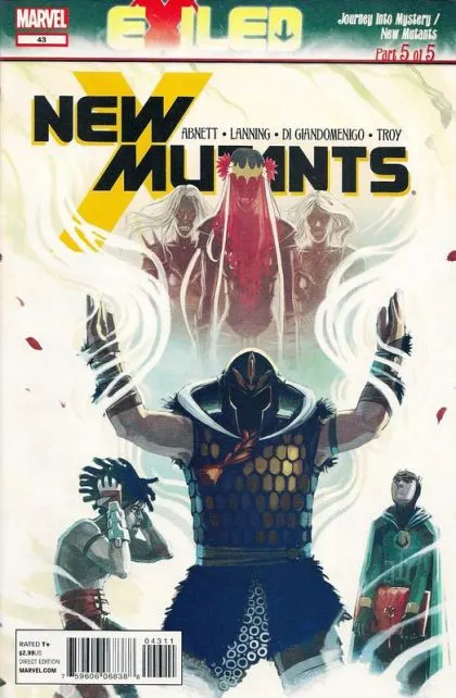 New Mutants, Vol. 3 #43 comic book cover, 2012