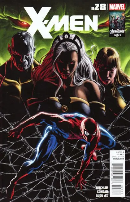 X-Men, Vol. 2 #28 comic book cover, 2012