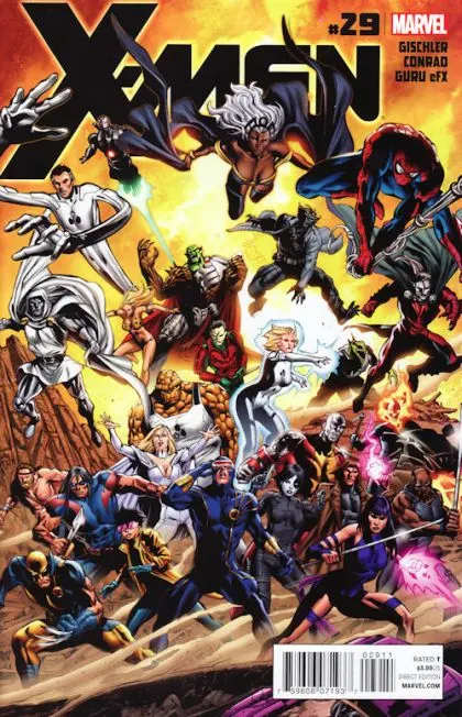 X-Men, Vol. 2 #29 comic book cover, 2012