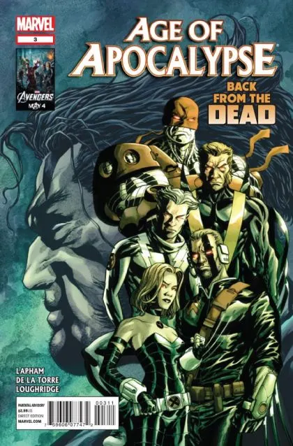 Age of Apocalypse, Vol. 1 #3 comic book cover, 2012