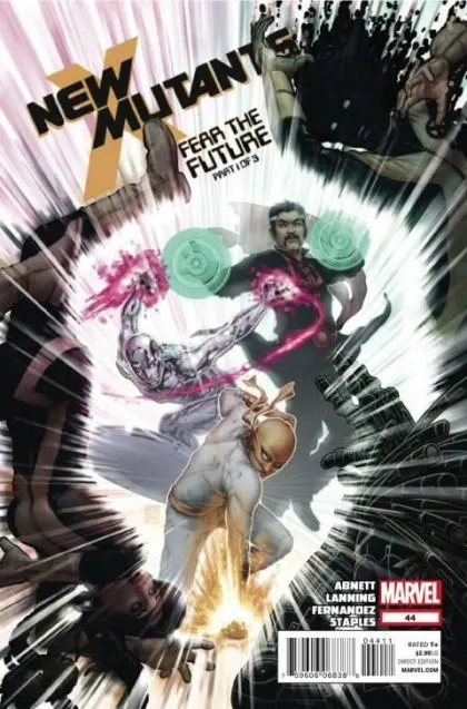 New Mutants, Vol. 3 #44 John Tyler Christopher Regular Cover comic book cover, 2012