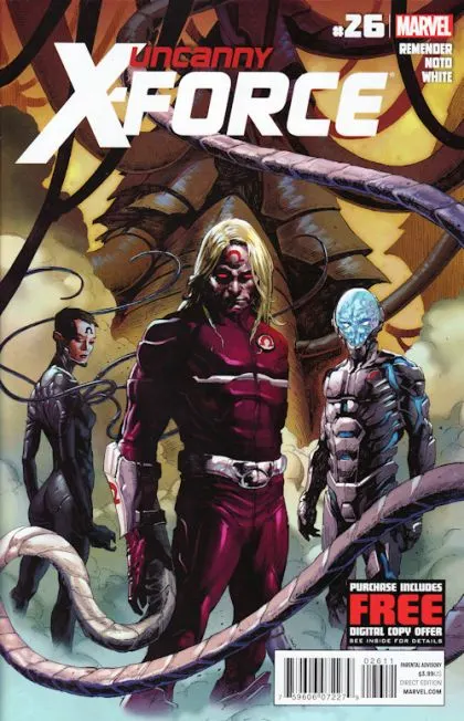 Uncanny X-Force, Vol. 1 #26 Jerome Opeña Regular comic book cover, 2012