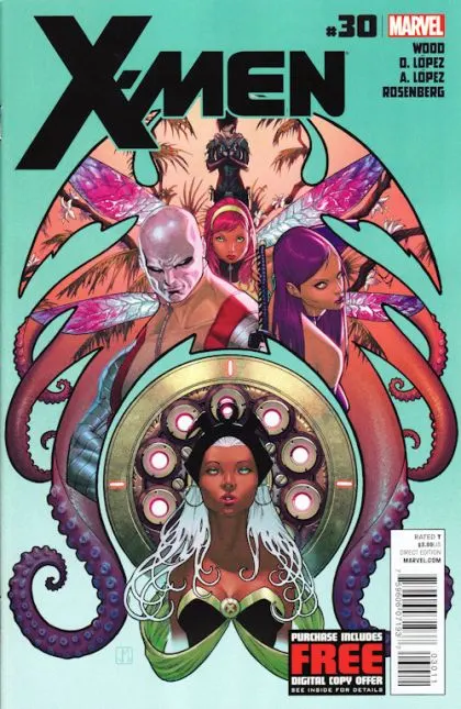 X-Men, Vol. 2 #30 Jorge Molina Regular comic book cover, 2012