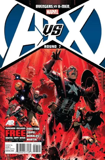Avengers vs. X-Men #7 Jim Cheung Regular Cover comic book cover, 2012
