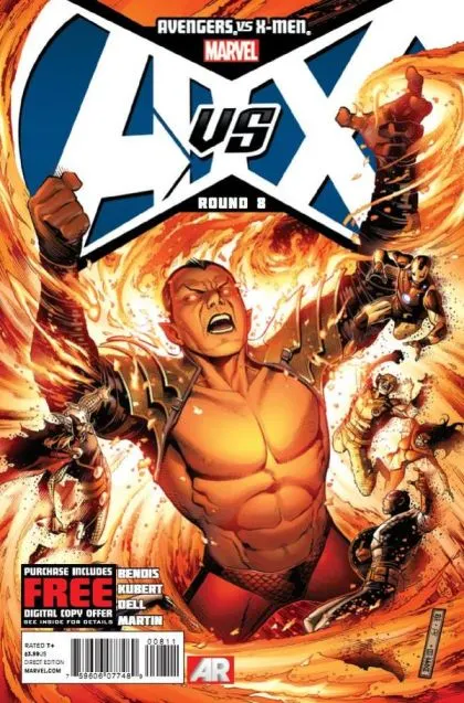 Avengers vs. X-Men #8 Jim Cheung Regular Cover comic book cover, 2012