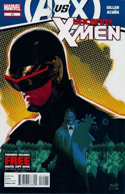 Uncanny X-Men, Vol. 2 #15 comic book cover, 2012