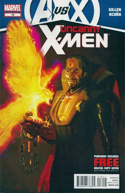 Uncanny X-Men, Vol. 2 #16 comic book cover, 2012