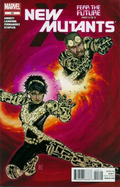 New Mutants, Vol. 3 #45 comic book cover, 2012