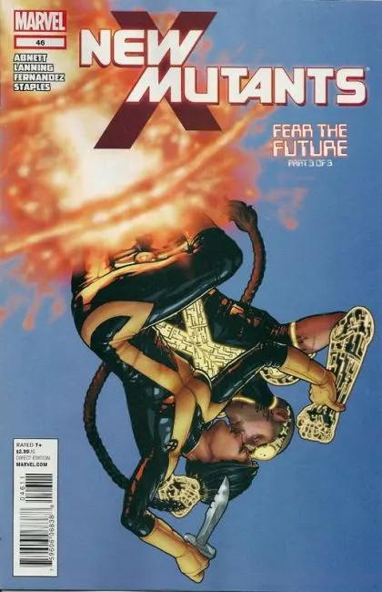 New Mutants, Vol. 3 #46 comic book cover, 2012