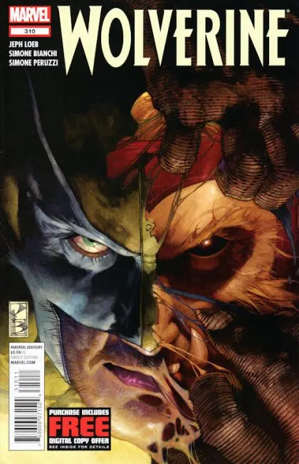 Wolverine, Vol. 4 #310 Simone Bianchi Regular comic book cover, 2012