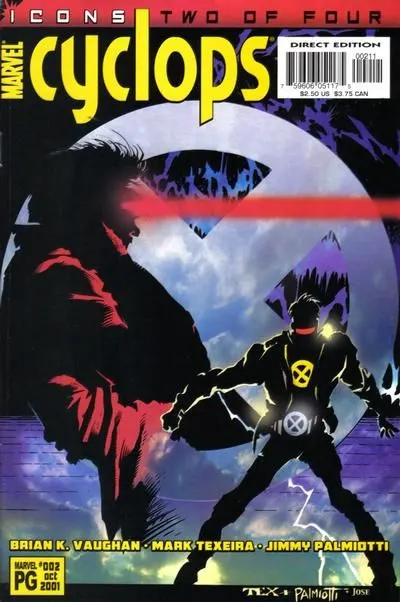 Cyclops, Vol. 1 #2 Direct Edition comic book cover, 2001