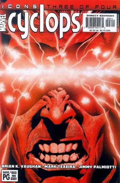 Cyclops, Vol. 1 #3 Direct Edition comic book cover, 2001