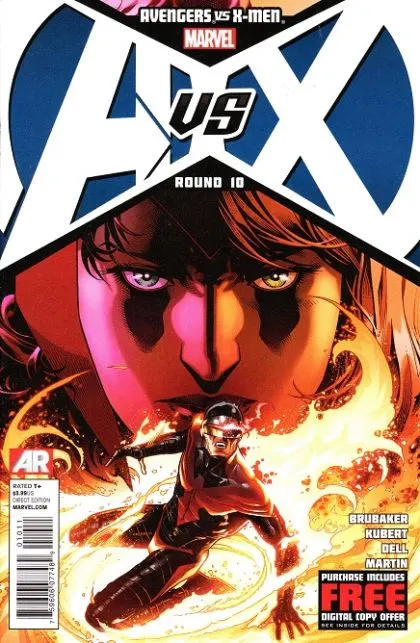 Avengers vs. X-Men #10 Jim Cheung Regular Cover comic book cover, 2012
