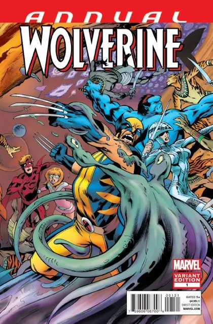 Wolverine Annual 2012 #1 Alan Davis Variant comic book cover, 2012