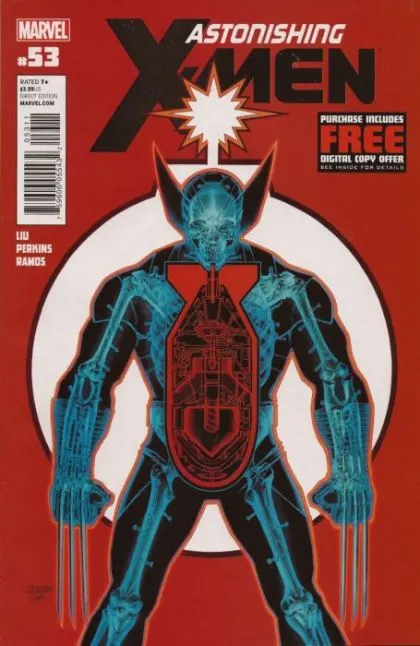 Astonishing X-Men, Vol. 3 #53 Direct Edition comic book cover, 2012