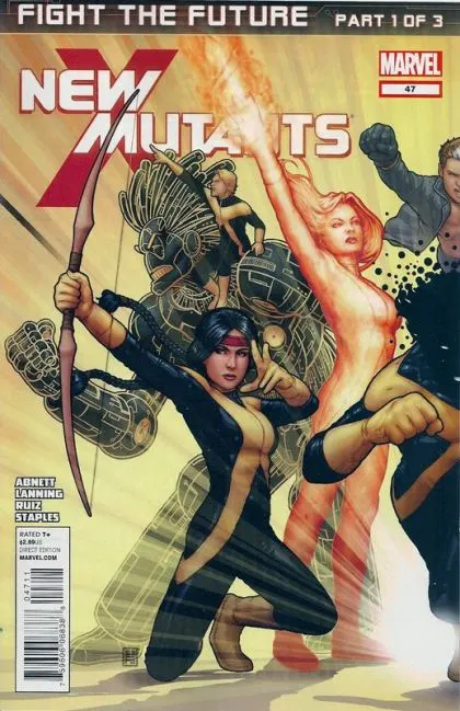 New Mutants, Vol. 3 #47 comic book cover, 2012