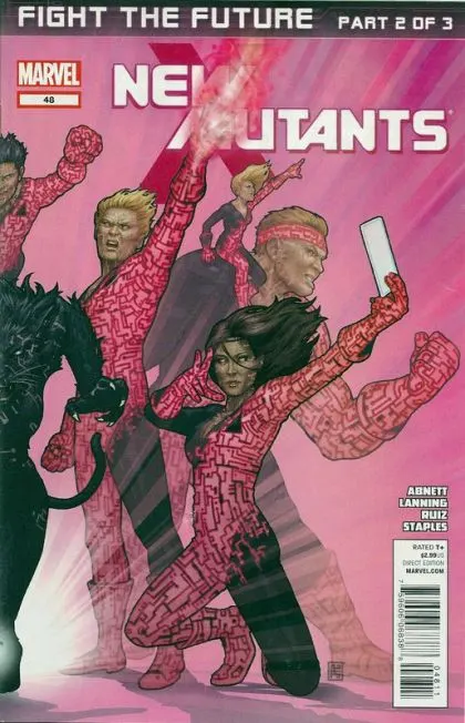 New Mutants, Vol. 3 #48 comic book cover, 2012